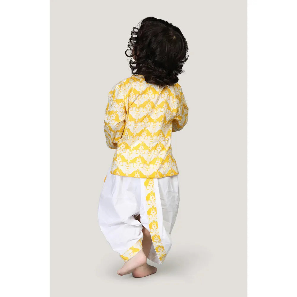 Story Tailor Two Silly Goats- Boys Dhoti Angarkha Set
