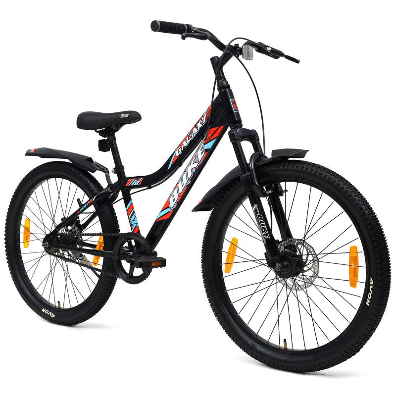 Galaxy 24T Bicycle | Matt Black | (COD not Available)