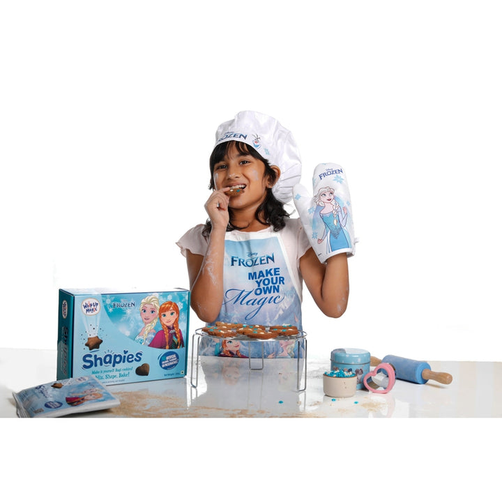 Shapies DIY Ragi Cookie Kit (Disney Frozen) with Blue Frozen themed Apron