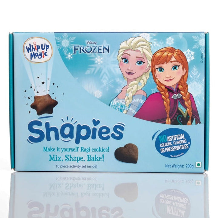 Shapies DIY Ragi Cookie Kit (Disney Frozen) with Blue Frozen themed Apron