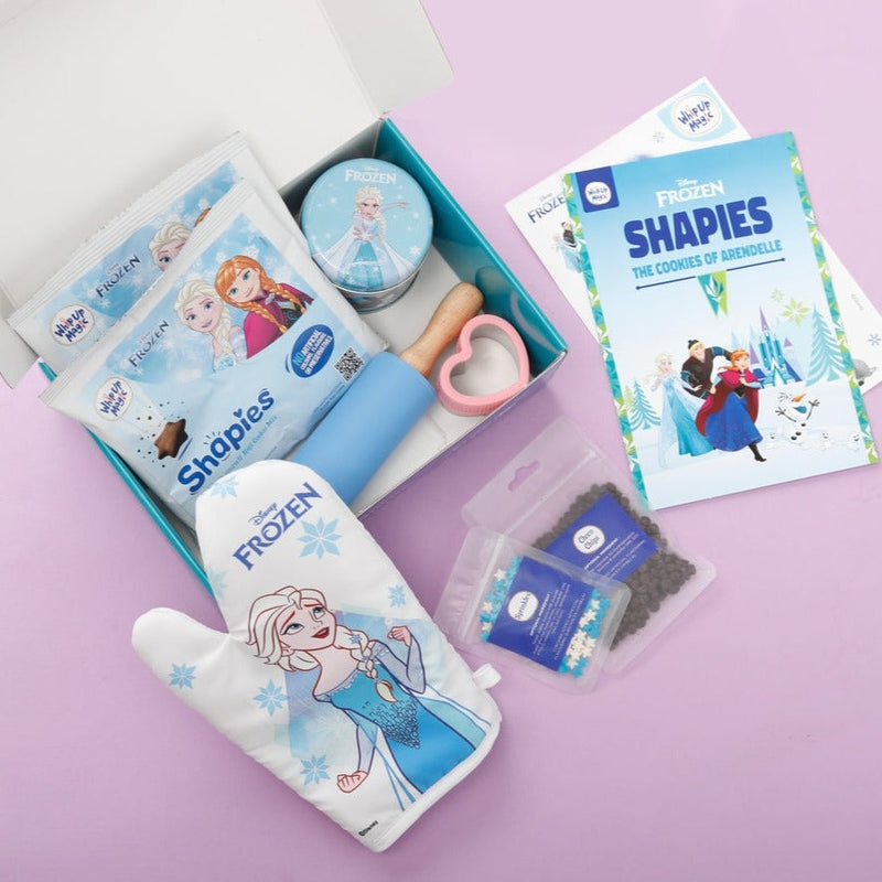 Shapies DIY Ragi Cookie Kit (Disney Frozen) with Blue Frozen themed Apron