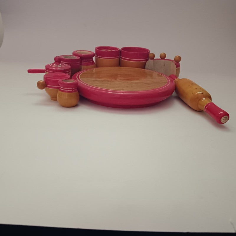 Wooden Eco Friendly Kitchen Cooking Combo Set | Chakla Belan, Utensils and Many More