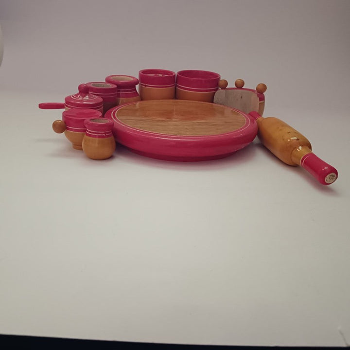 Wooden Eco Friendly Kitchen Cooking Combo Set | Chakla Belan, Utensils and Many More