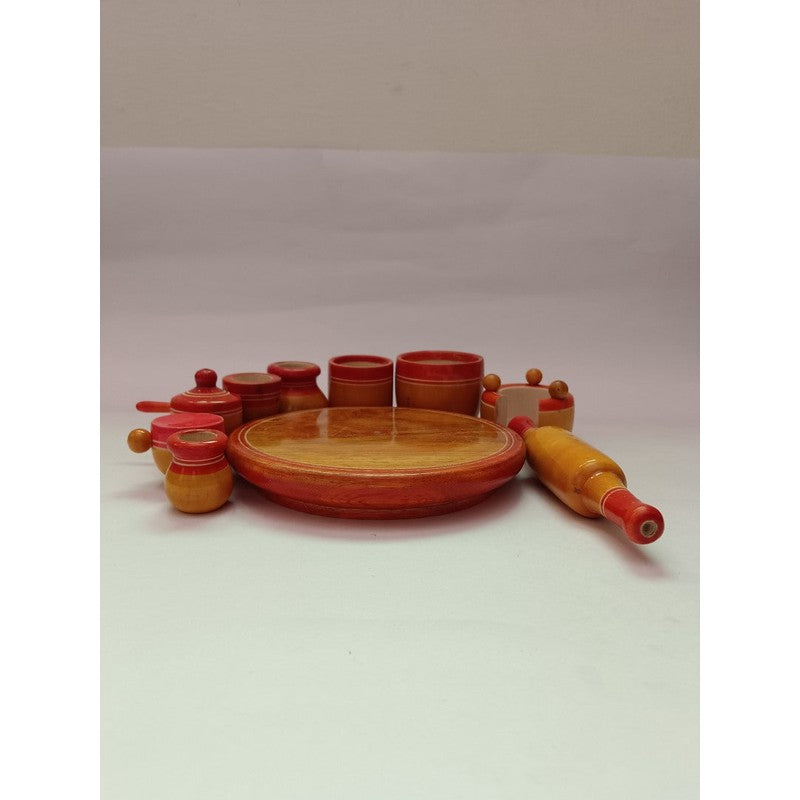 Wooden Eco Friendly Kitchen Cooking Combo Set | Chakla Belan, Utensils and Many More