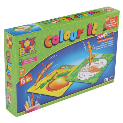 Return Gifts (Pack of 3,5,12) Colour It & Wipe It - Fruit & Vegetable