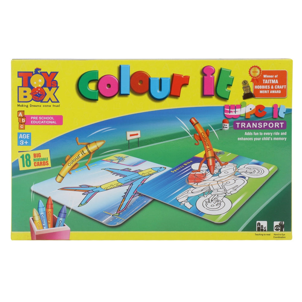 Return Gifts (Pack of 3,5,12)  Colour It - Wipe It Transport