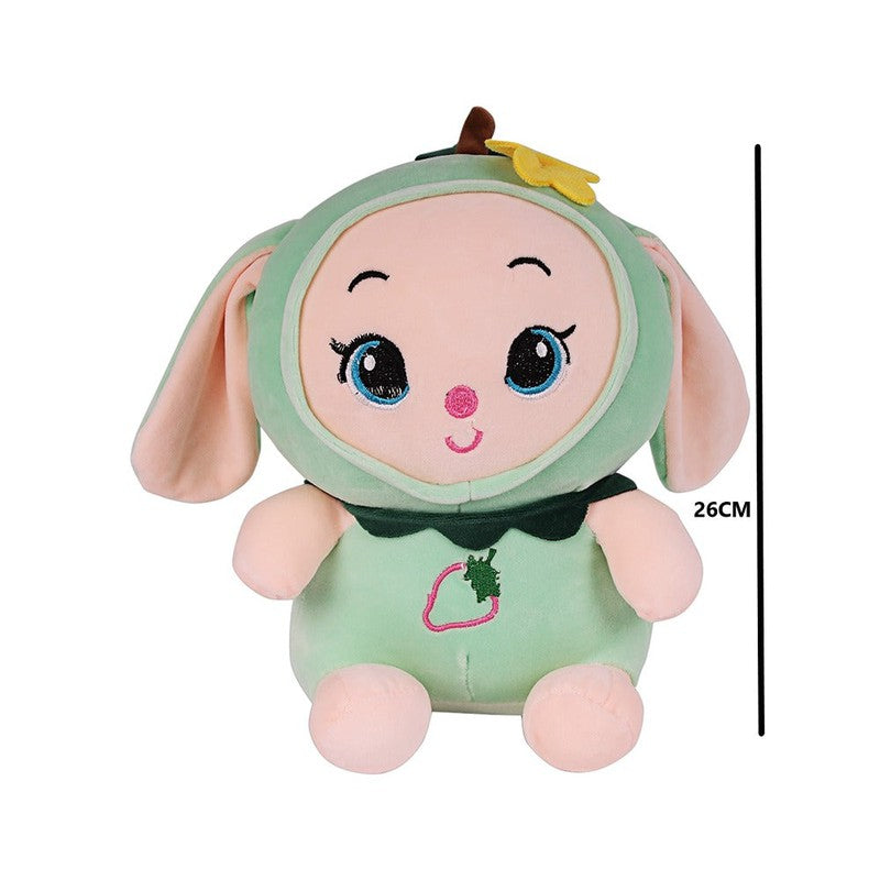 Bunny Doll Soft Toy | Green | Height - 26 cm