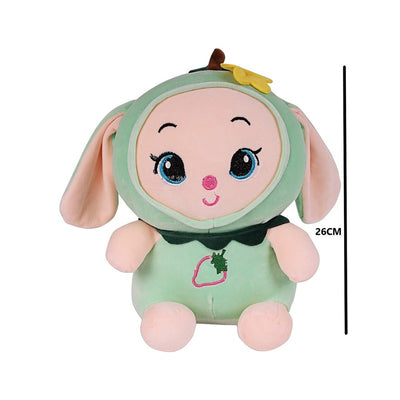 Bunny Doll Soft Toy | Green | Height - 26 cm