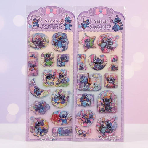 3D Cartoon Pack of 4 Water Stickers - Each packet Contains 12 (Total 48 stickers)