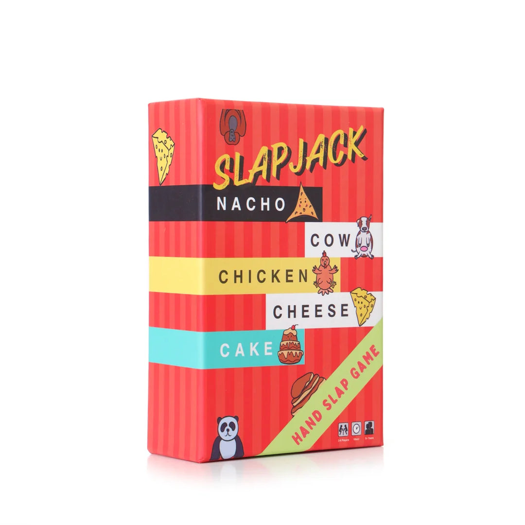 Adeloft Slapjack Nacho Cow Chicken Cheese Cake Card Game | Fast-Paced Family Party Game for Kids & Adults | Fun Travel Game