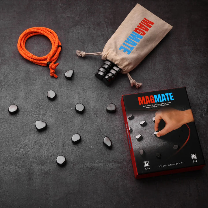 Adeloft Magmate Classic Magnetic Strategy Game for Kids & Adults | Educational Family Game with 24 Magnets | Travel-Friendly Game
