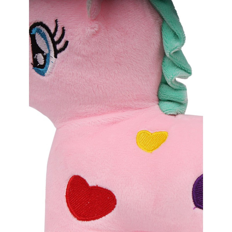 Unicorn Soft Toy | Pink | Height - 20 cm