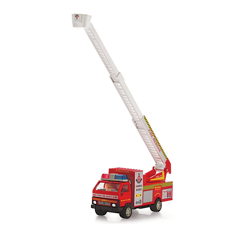Fire Brigade Maintenance Free Pullback Spring Action Race Toy