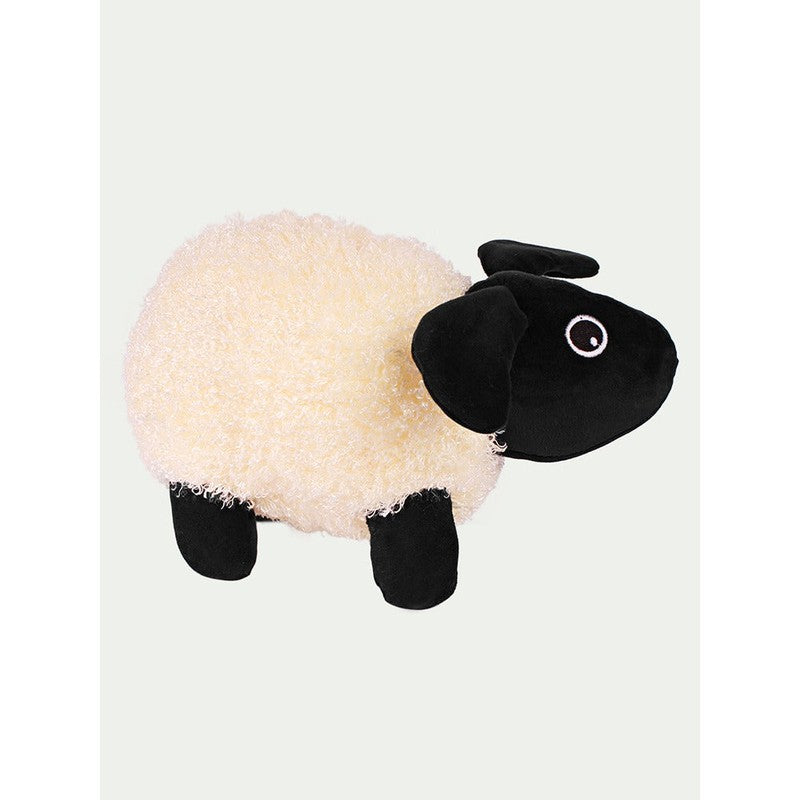 Black Cream Soft Toy | Height - 35 cm