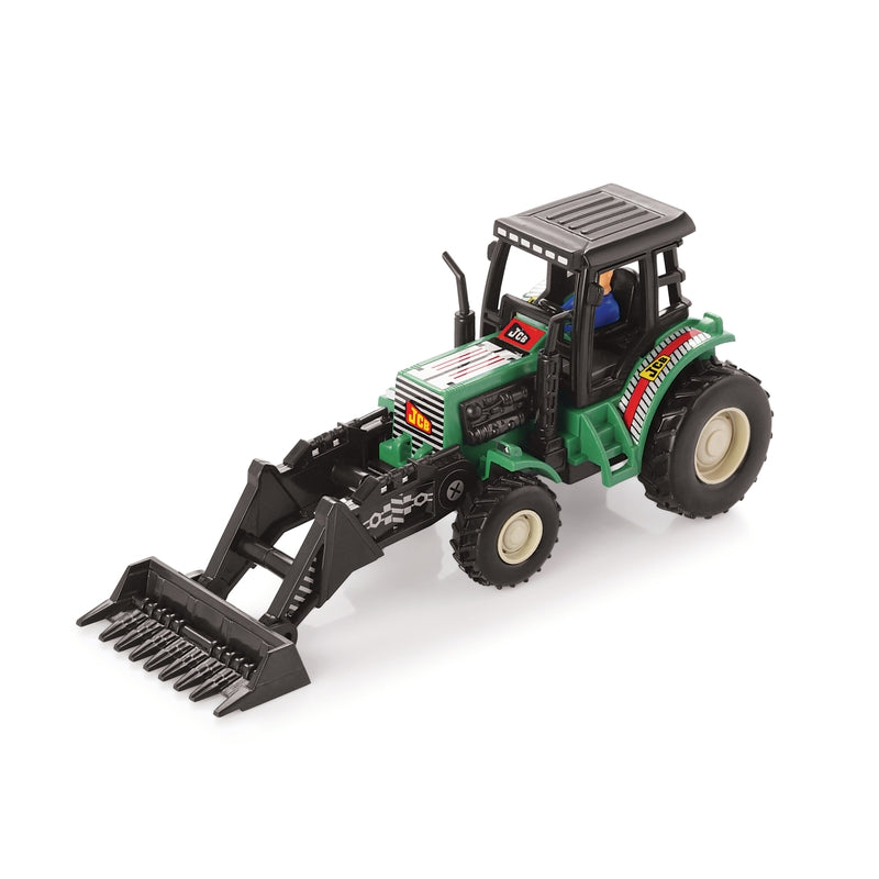 Farm Plough Tractor Maintenance Free Pullback Spring Action Race Toy