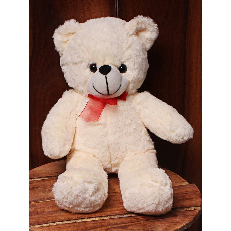 Cute & Adorable Cream Teddy Bear Soft / Plush Toy | Height - 35 cm