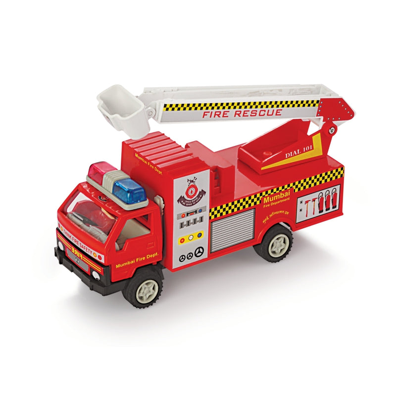 Fire Brigade Maintenance Free Pullback Spring Action Race Toy