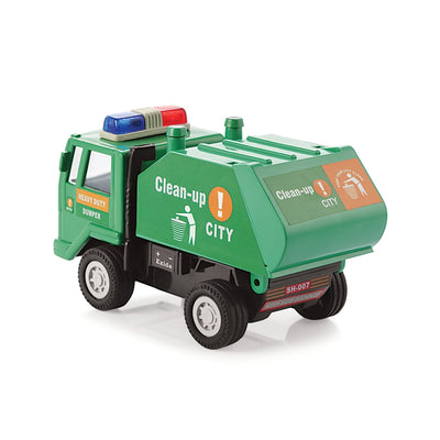 Clean Up City Truck Maintenance Free Pullback Spring Action Race Toy