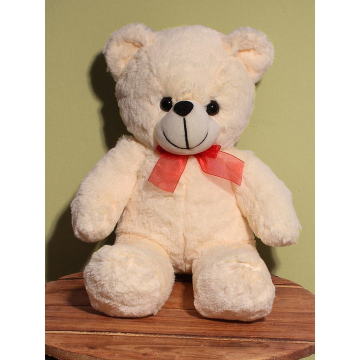 Cute & Adorable Cream Teddy Bear Soft / Plush Toy | Height - 35 cm