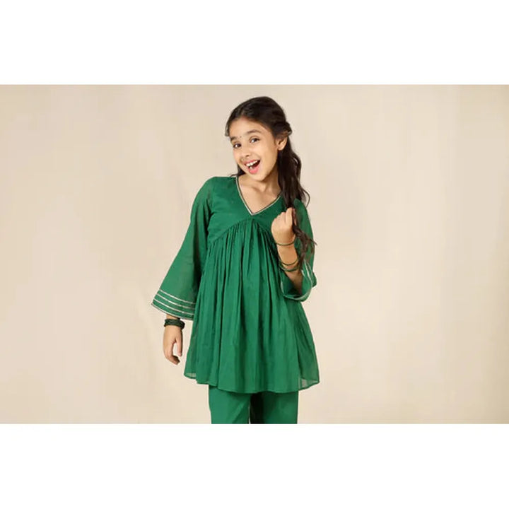 Jovi Jiyara Green Co-ord Set
