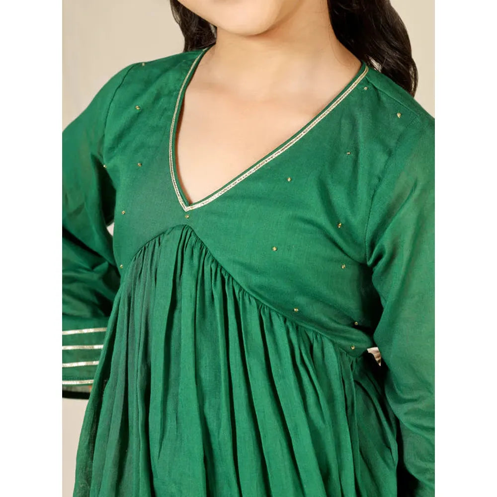 Jovi Jiyara Green Co-ord Set
