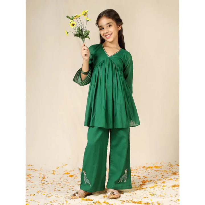 Jovi Jiyara Green Co-ord Set