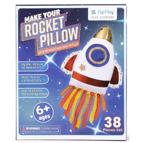 Make Your Rocket Pillow - DIY Easy To Make Activity Kit (6-12 Years)