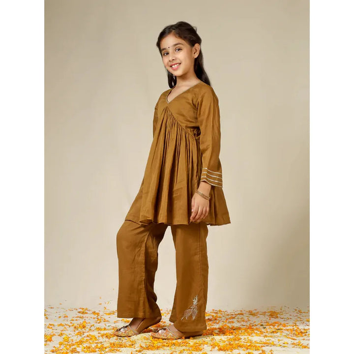 Jovi Jiyara Brown Co-ord Set