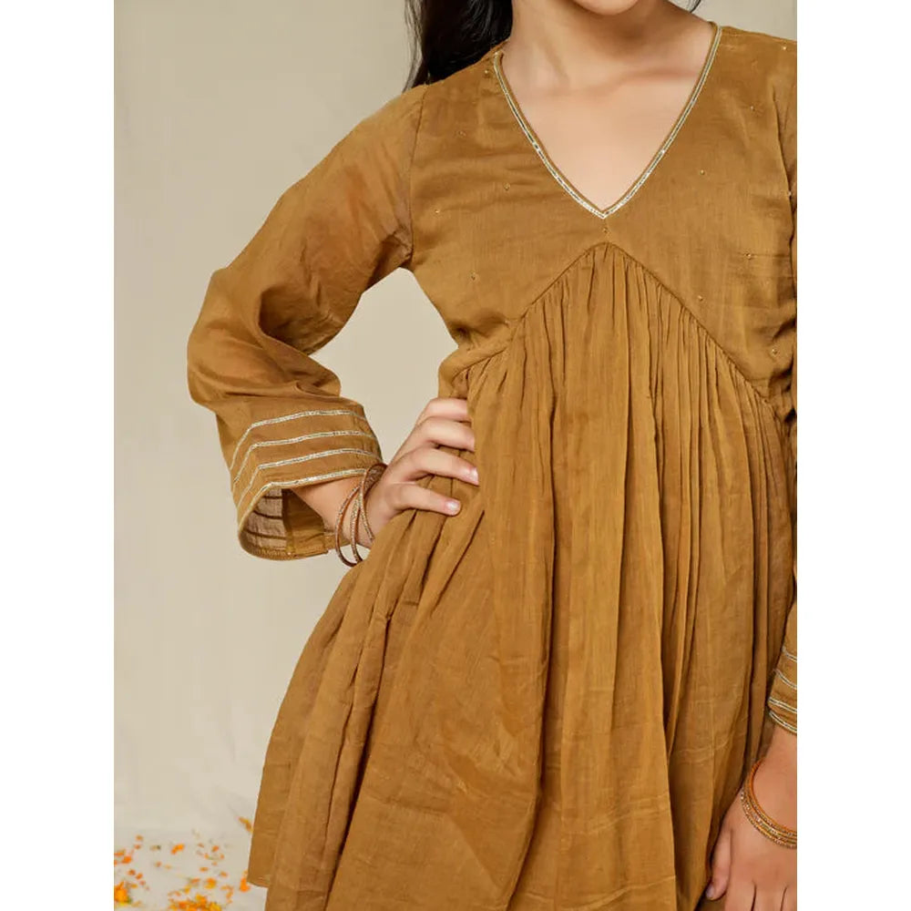 Jovi Jiyara Brown Co-ord Set