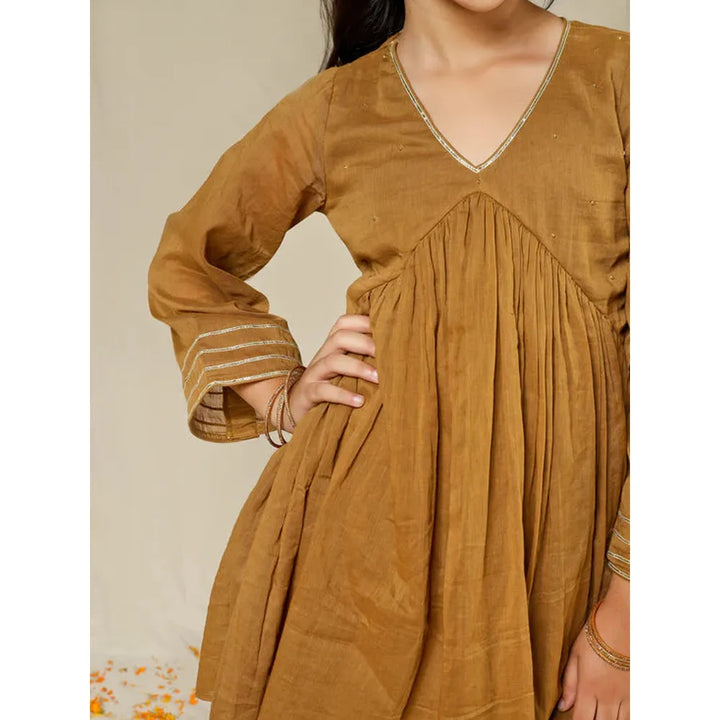 Jovi Jiyara Brown Co-ord Set