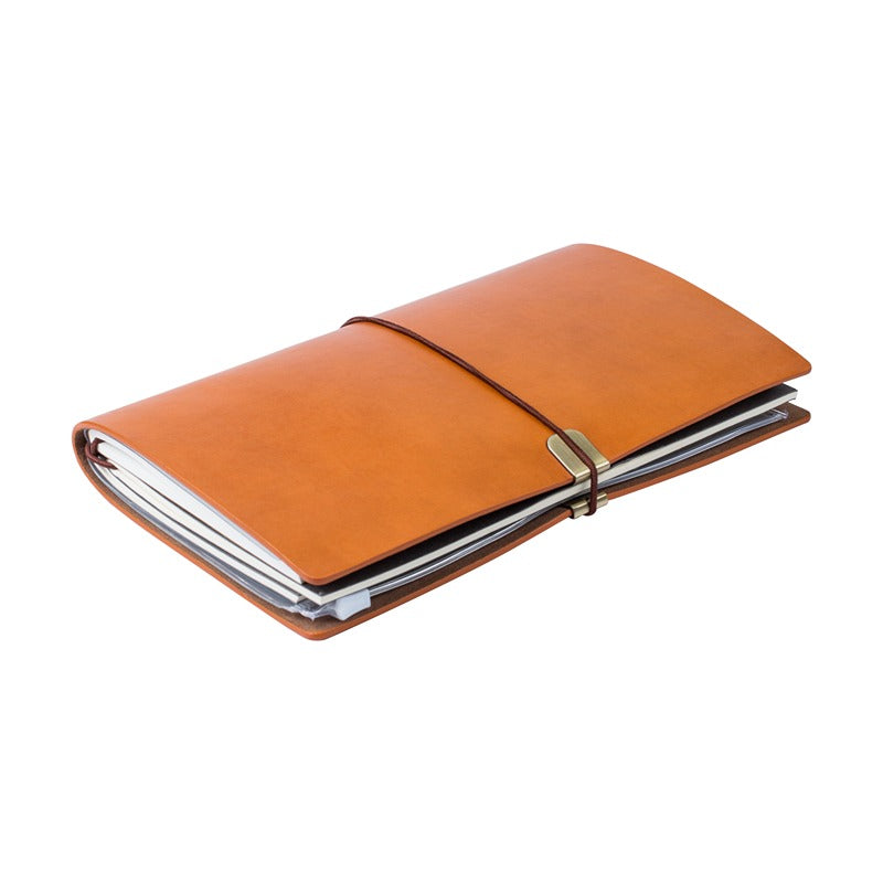 Vintage Style Refillable Notebook | Traveler | Tan