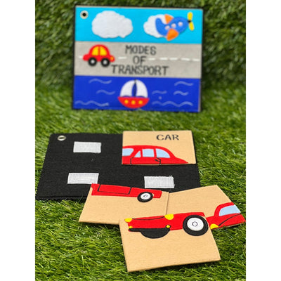 Modes of Transport Flash Cards Book