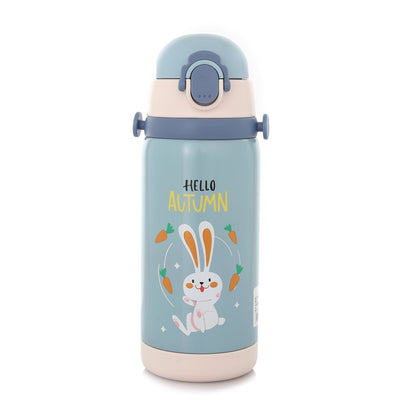 Hello Autumn Themed Hot & Cold Vacuum Water Bottle (450 ml)