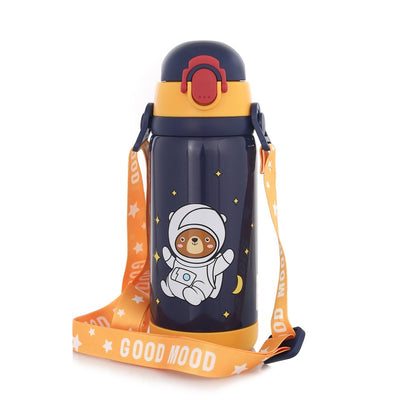 Space Themed Hot & Cold Vacuum Water Bottle (450 ml)