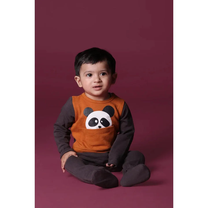 Nino Bambino Round Neck Long Sleeve Romper