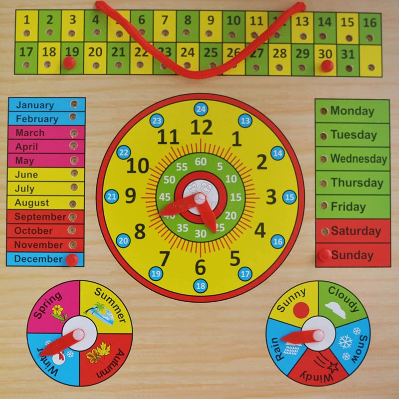 Wooden Activity Calender