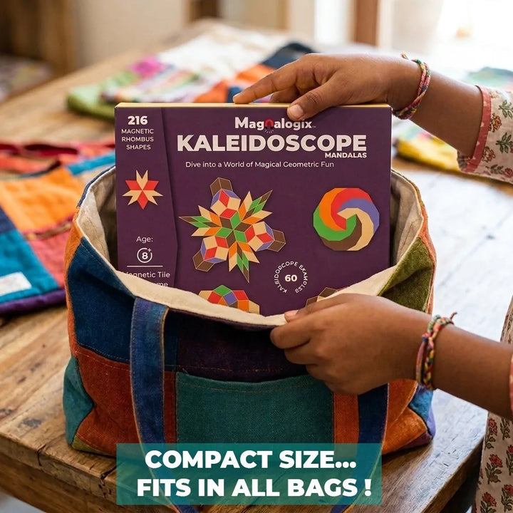 Toykraft Kaleidoscope Mandala Magnetic Puzzle | Creativity & STEM Skills