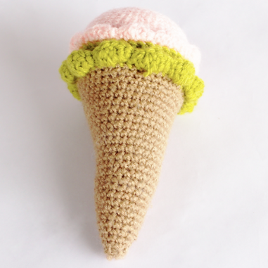 Ice Cream Rattle Toy (Assorted Colours)