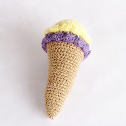Ice Cream Rattle Toy (Assorted Colours)