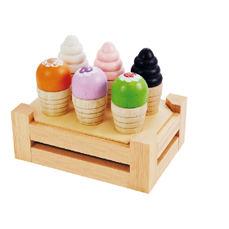 Buy Wooden Ice Cream Pretend Play Set 14 Pieces (3-7 Years) on