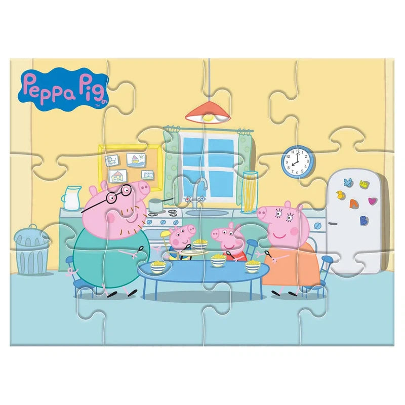 Original Funskool Peppa Pig Good Habit 2 in 1 Puzzle