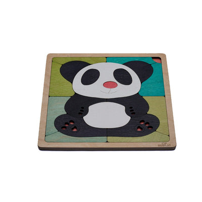 Pink Nosed Panda Puzzle (Educational Puzzle Set)