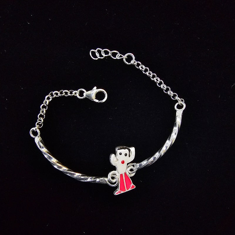 Silver 925 Kids Chota Bheem Bracelet