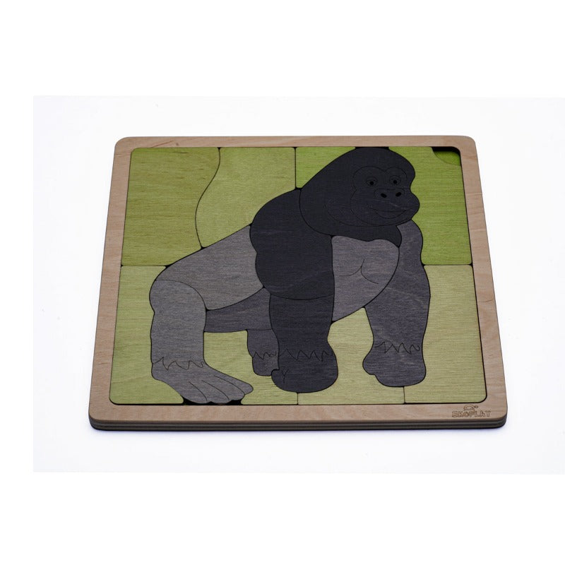 Mountain Gorilla Puzzle (Educational Puzzle Set)