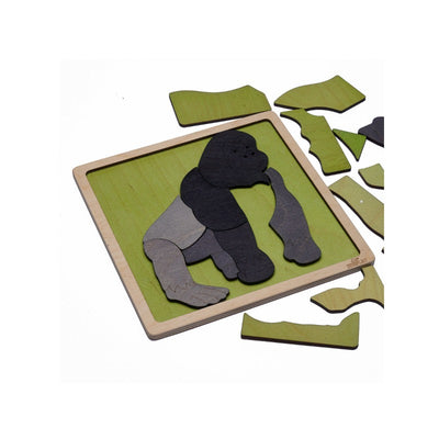 Mountain Gorilla Puzzle (Educational Puzzle Set)