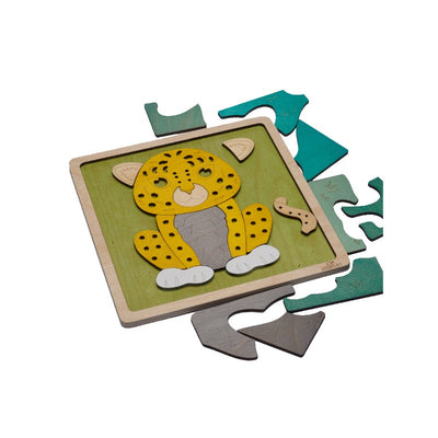 Amur Leopard Puzzle (Educational Puzzle Set)