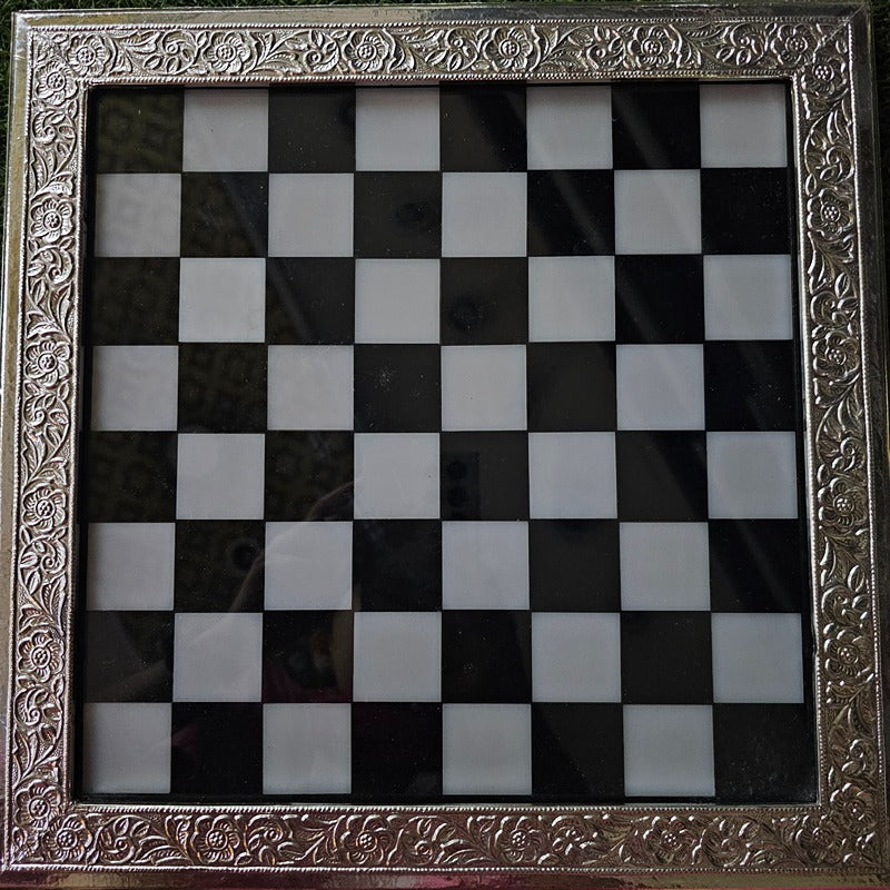 Silver 999 Chessboard Set: Elegance and Precision in Every Move | COD not Available