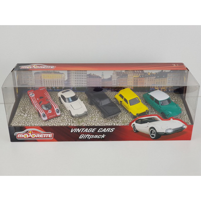 Licensed Diecast Vintage Cars Gift Pack (1:64 Scale)