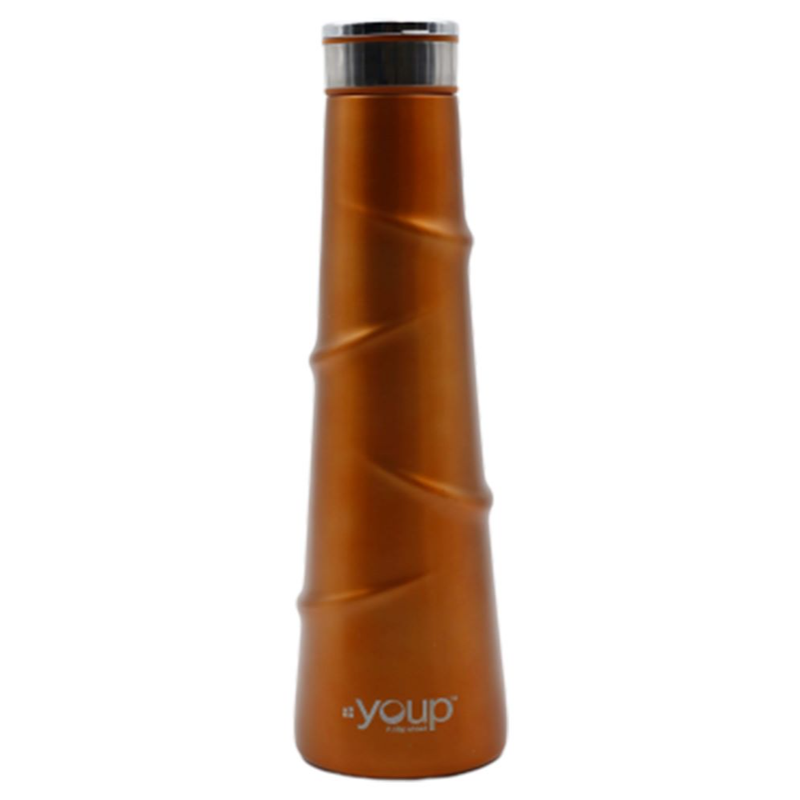 Youp Thermosteel Insulated Copper Color Water Bottle - 500 ml