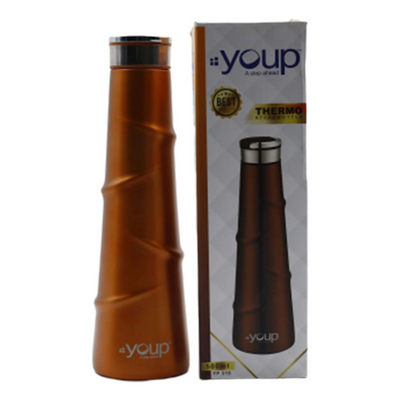 Youp Thermosteel Insulated Copper Color Water Bottle - 500 ml